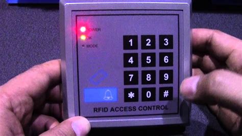 rfid card access control manual